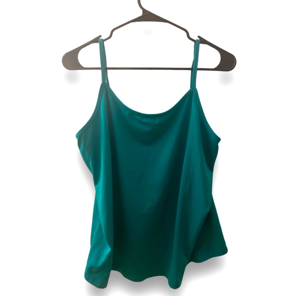 Lane Bryant turquoise tank top active top size xl womens